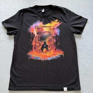 IF Movie 2024 Imaginary Foundation Graphic T-Shirt Teen Large Black USA